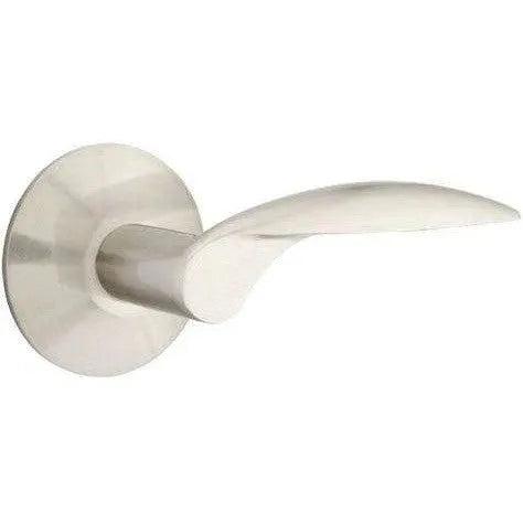 Emtek Mercury Lever With Modern Rosette in Satin Nickel finish