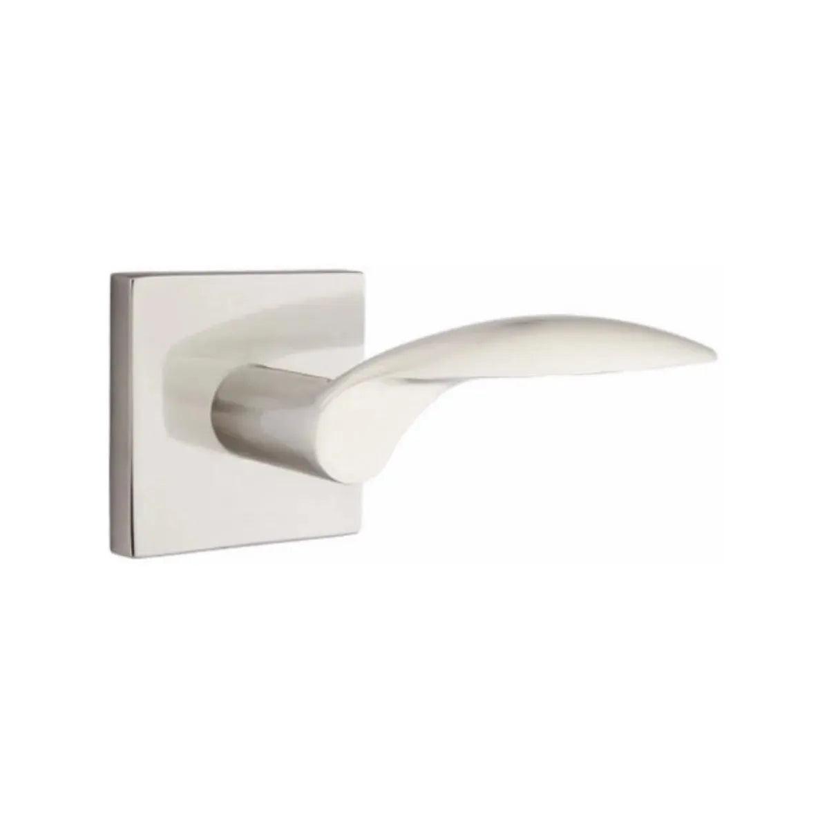 Emtek Mercury Lever With Square Rosette Satin Nickel