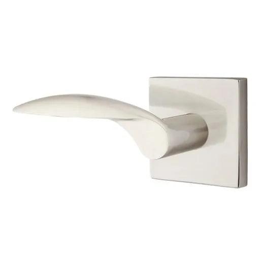 Emtek Mercury Lever With Square Rosette Satin Nickel