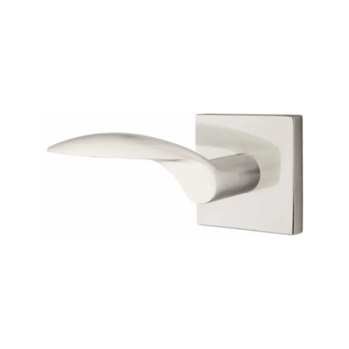 Emtek Mercury Lever With Square Rosette Satin Nickel