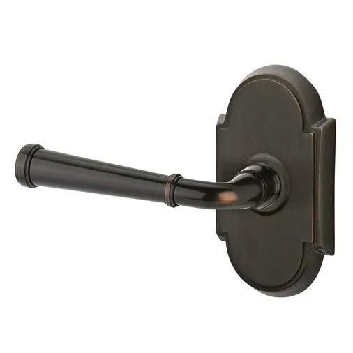 Emtek Merrimack Lever With #8 Rosette in Oil Rubbed Bronze finish