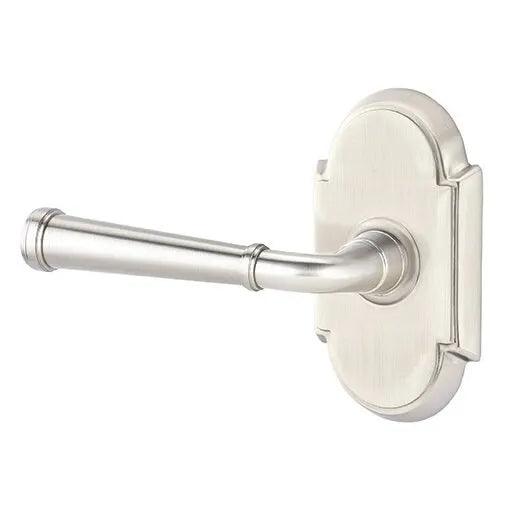 Emtek Merrimack Lever With #8 Rosette in Satin Nickel finish