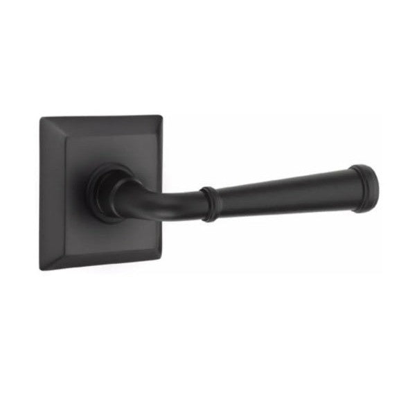 The Emtek Merrimack Lever with Quincy Rosette in finish