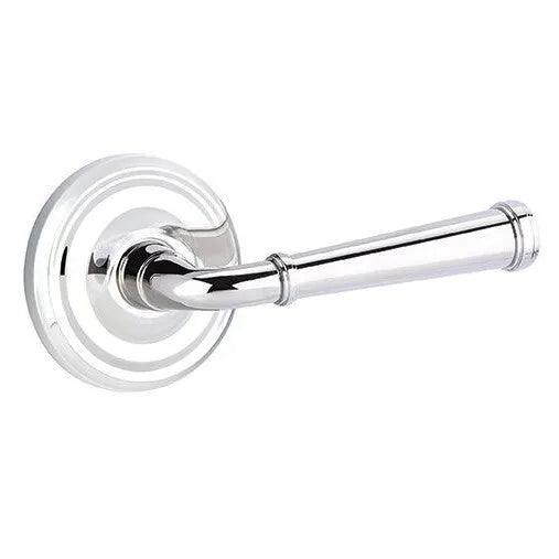 The Emtek Merrimack Lever With Regular Rosette in finish
