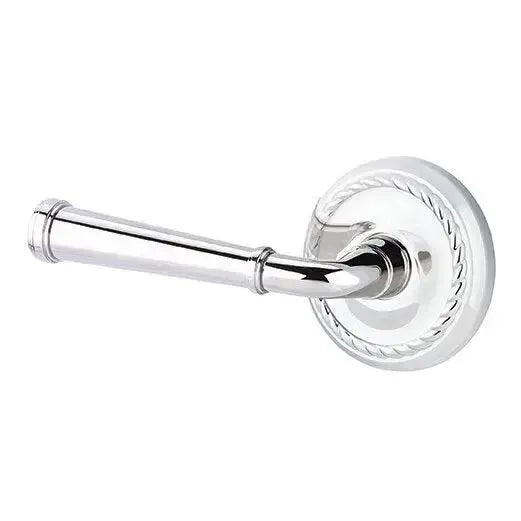 EmtekEmtek Merrimack Lever With Rope Rosette in 