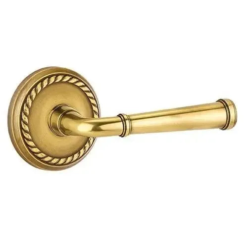 EmtekEmtek Merrimack Lever With Rope Rosette in 