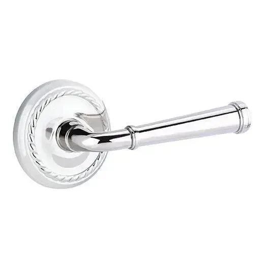 EmtekEmtek Merrimack Lever With Rope Rosette in 