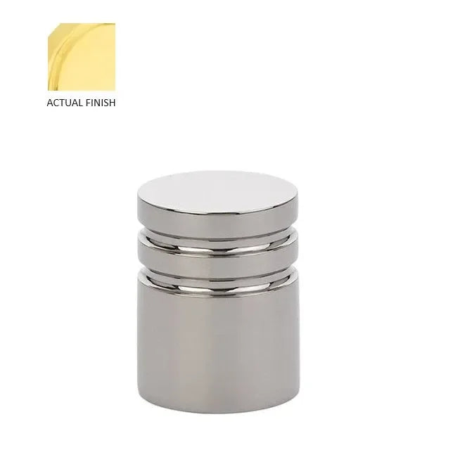 Emtek Metric Cabinet Knob Unlacquered Brass