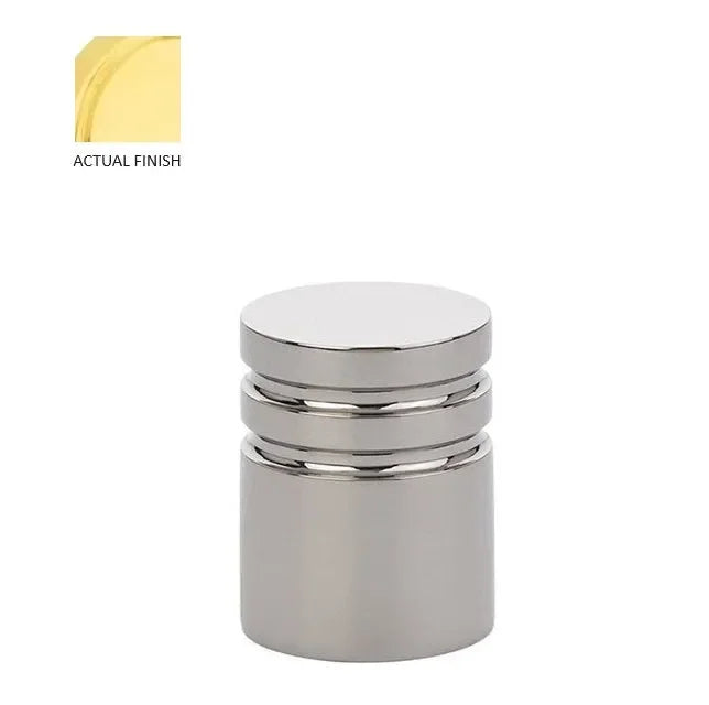 Emtek Metric Cabinet Knob Unlacquered Brass