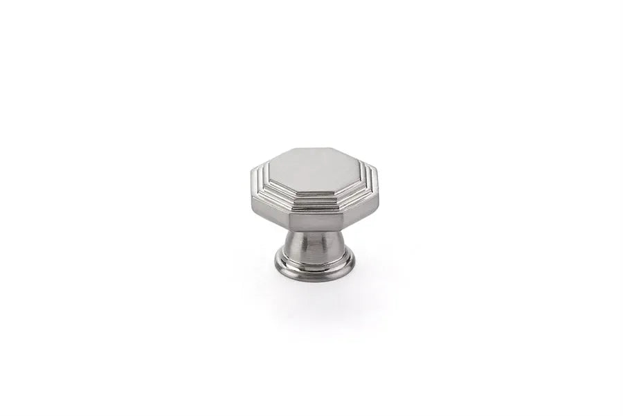 The Emtek Midvale Cabinet Knob, 1 1/4" in Satin Nickel finish