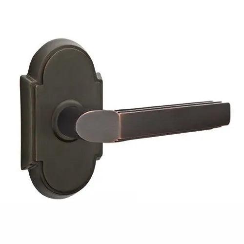 Emtek Milano Lever With #8 Rosette Oil Rubbed Bronze