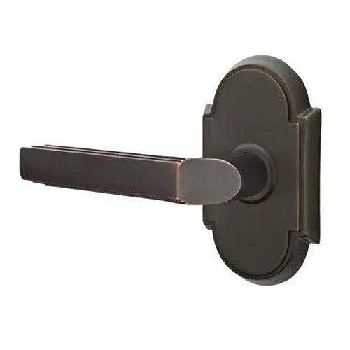 Emtek Milano Lever With #8 Rosette Oil Rubbed Bronze