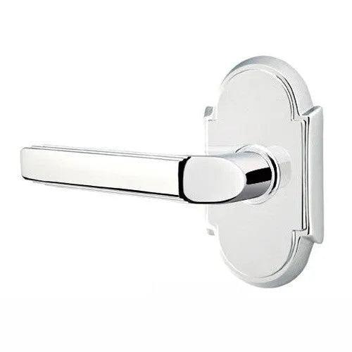 Emtek Milano Lever With #8 Rosette Polished Chrome