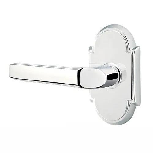 Emtek Milano Lever With #8 Rosette Polished Chrome