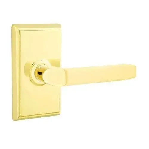 EmtekEmtek Milano Lever With Rectangular Rosette in 