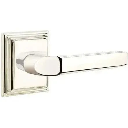 EmtekEmtek Milano Lever With Wilshire Rosette in 