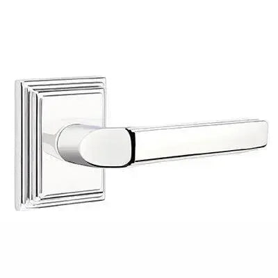 EmtekEmtek Milano Lever With Wilshire Rosette in 