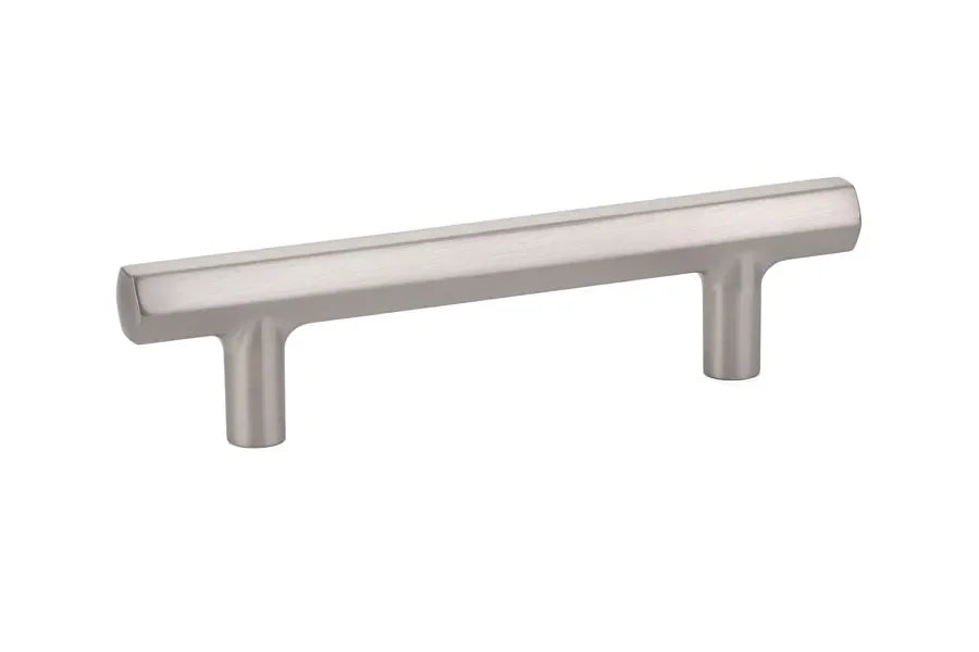 The Emtek Mod Hex Pull 5" Center-to-Center in Satin Nickel finish