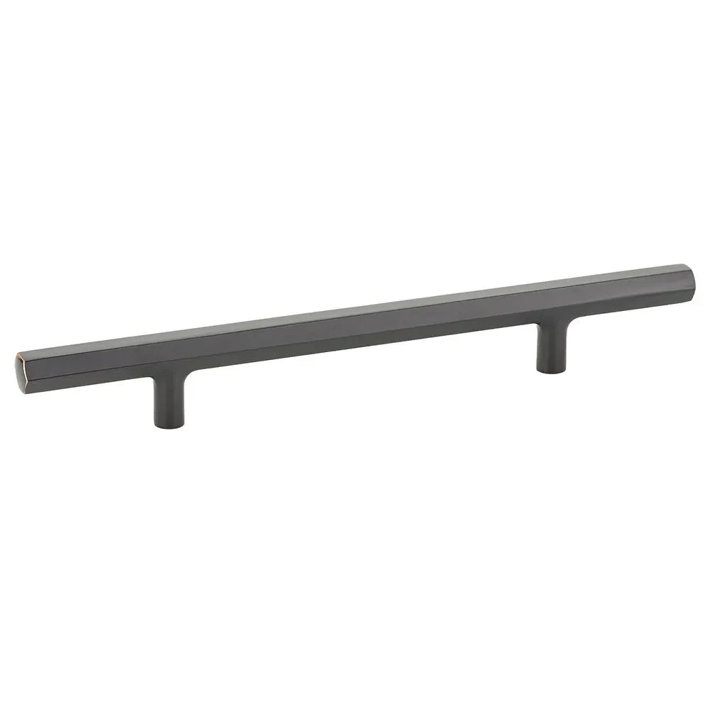 The Emtek Mod Hex Extended Cabinet Pull, 6" Center to Center in Oil Rubbed Bronze finish