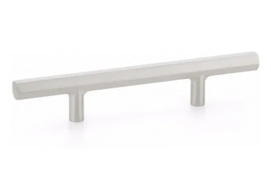 The Emtek Mod Hex Extended Cabinet Pull, 3 1/2" Center to Center in Satin Nickel finish