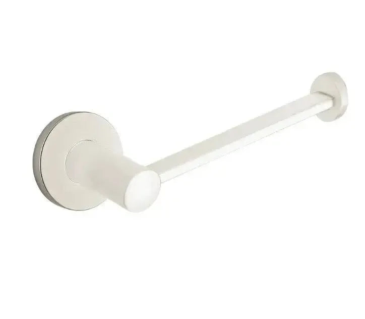 EmtekEmtek Modern Brass Paper Holder - Bar Style with Small Disc Rosette in 