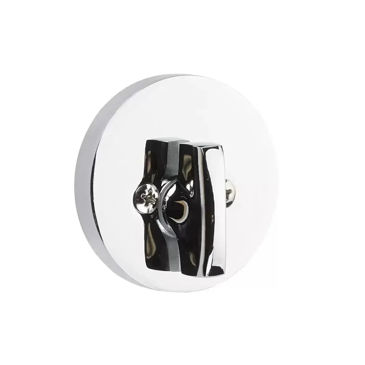 Emtek Modern Disc Single Sided Deadbolt in Polished chrome finish
