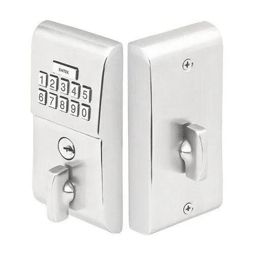 Emtek Modern Electronic Keypad Deadbolt in Polished Chrome finish