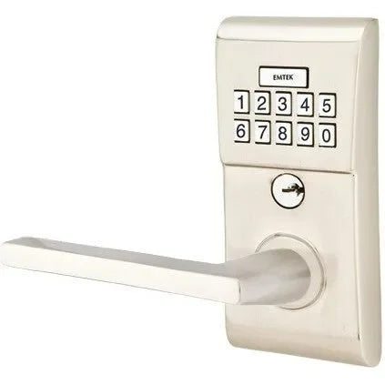 EmtekEmtek Modern Electronic Keypad Leverset with Helios Lever in 