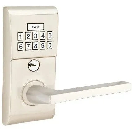 EmtekEmtek Modern Electronic Keypad Leverset with Helios Lever in 