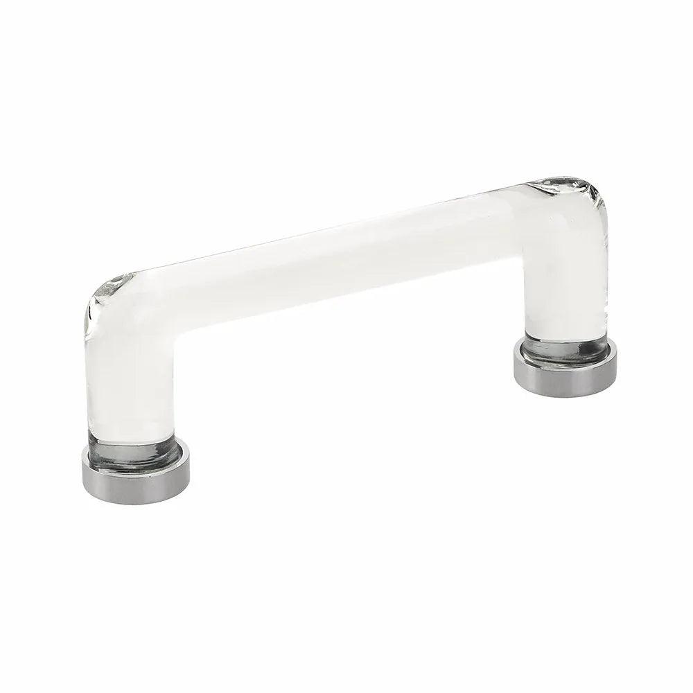 Emtek Modern Glass Cabinet Pull Polished Chrome