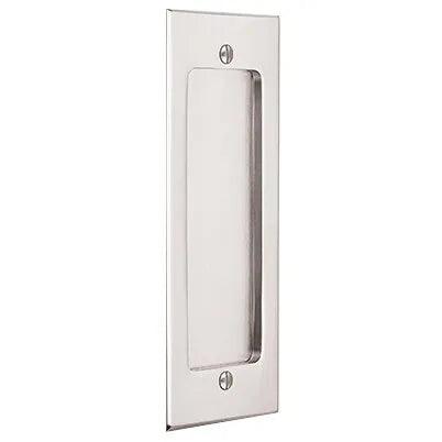 Emtek Modern Rectangular Flush Pull with Surface Screws in Satin Nickel finish