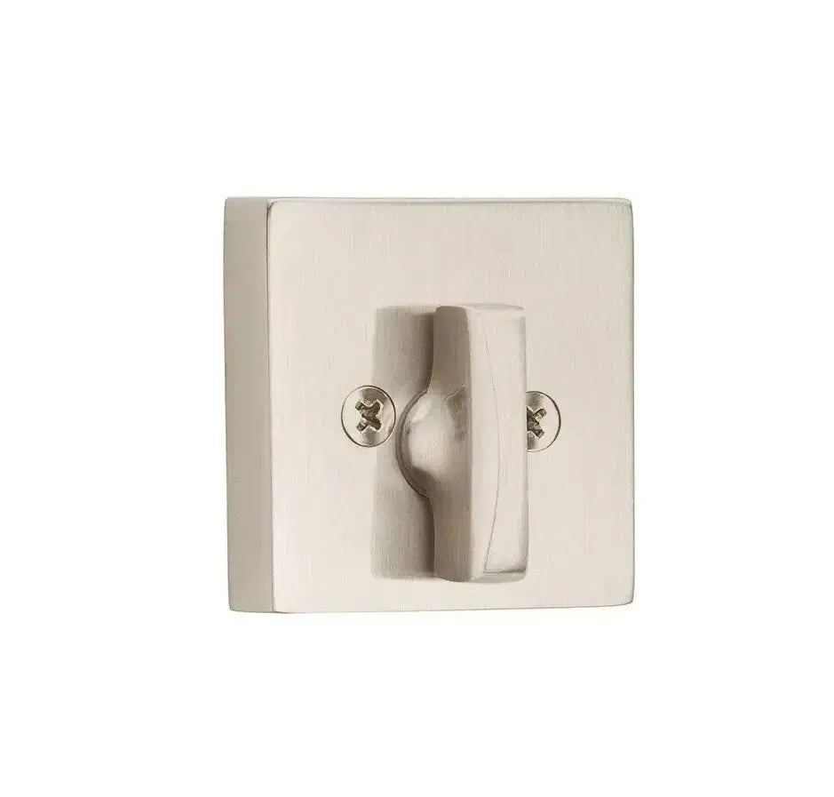 Emtek Modern Square Single Sided Deadbolt in Satin Nickel finish