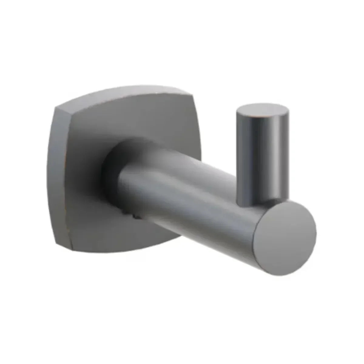 EmtekEmtek Modern Tubular Brass Single Hook with Soft Square Rosette in 