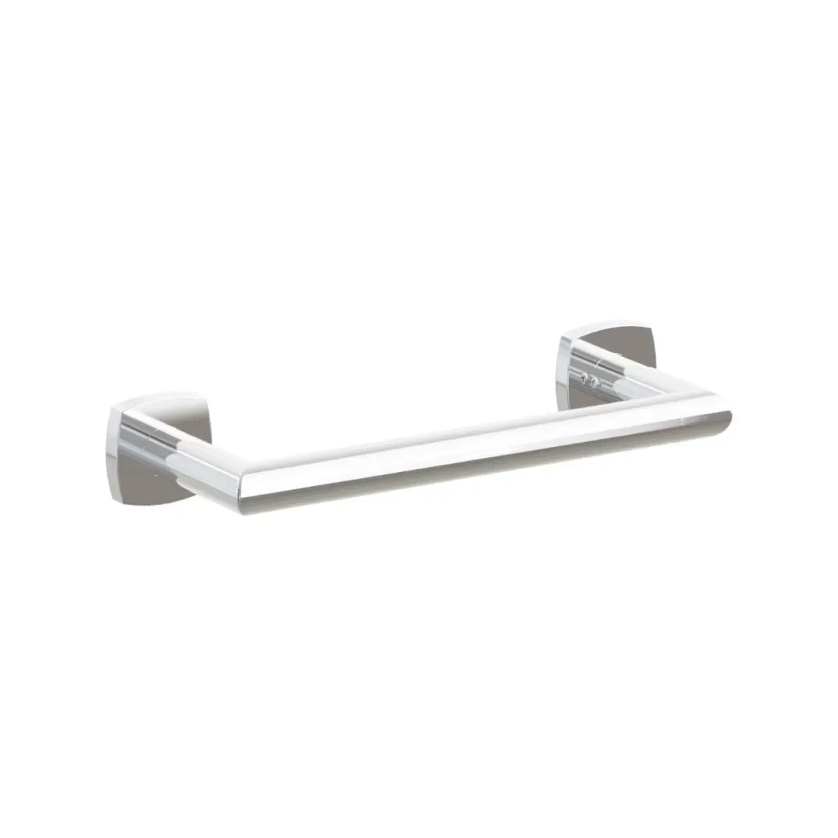 EmtekEmtek Modern Tubular Towel Bar with Soft Square Rosette in 