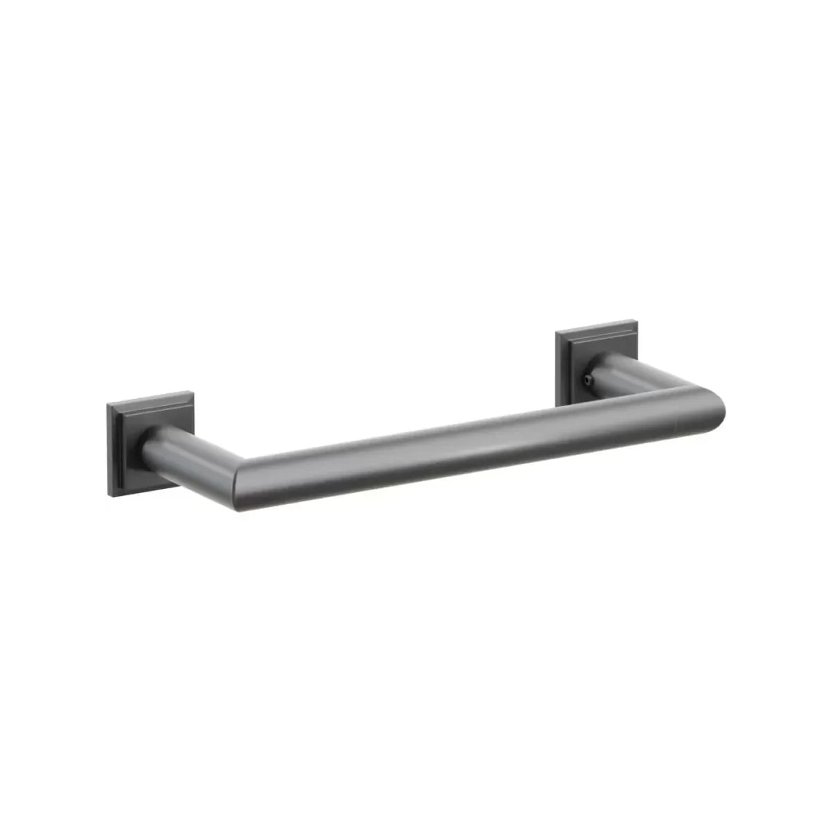 EmtekEmtek Modern Tubular Towel Bar with Step Square Rosette in 