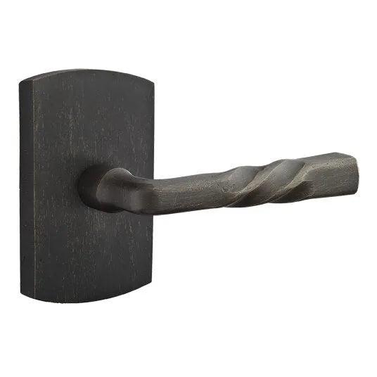 Emtek Montrose Lever With #4 Rosette Medium Bronze Patina
