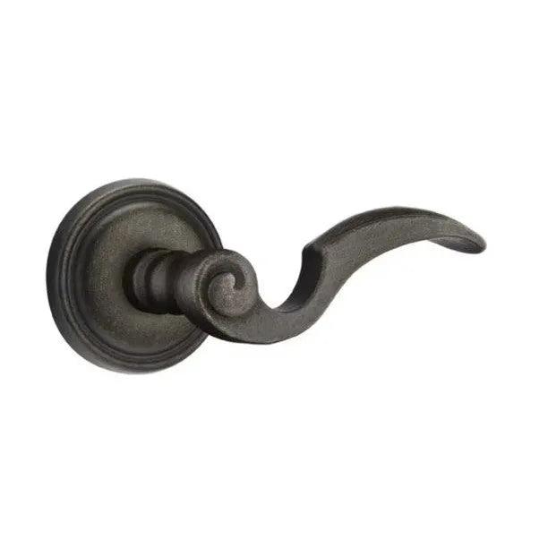 Emtek Napoli Lever With #12 Rosette Medium Bronze Patina