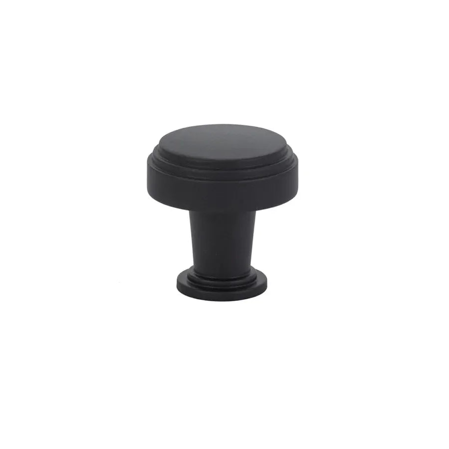 Emtek Newport Cabinet Knob Flat Black
