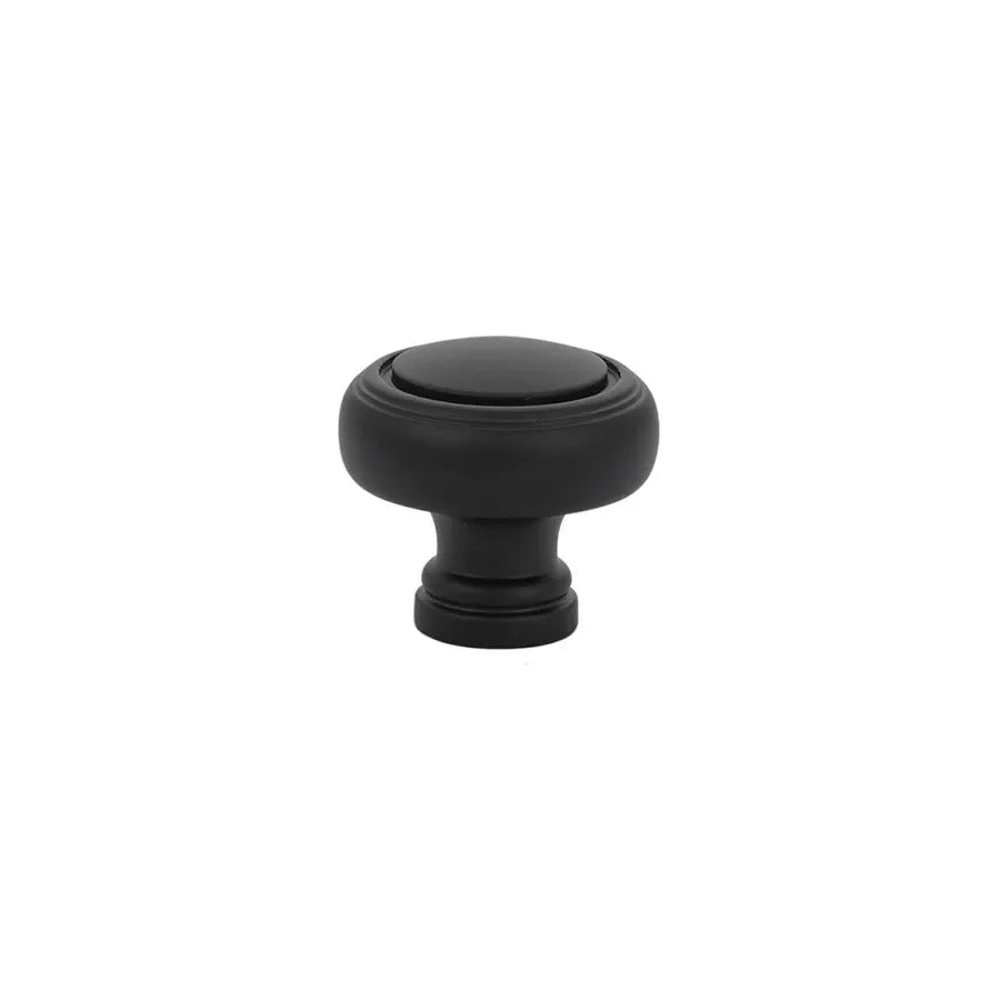 Emtek Norwich Cabinet Knob Flat Black