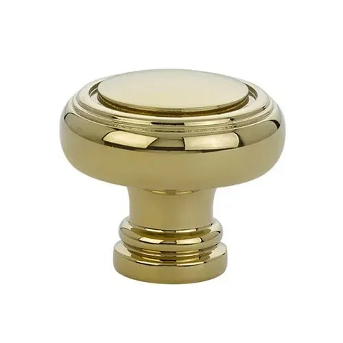 Emtek Norwich Cabinet Knob Unlacquered Brass