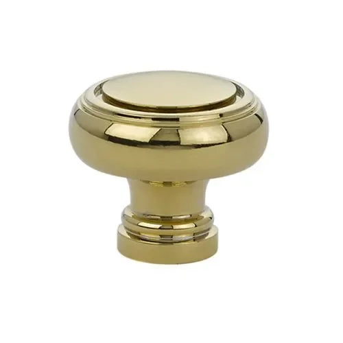 Emtek Norwich Cabinet Knob Unlacquered Brass