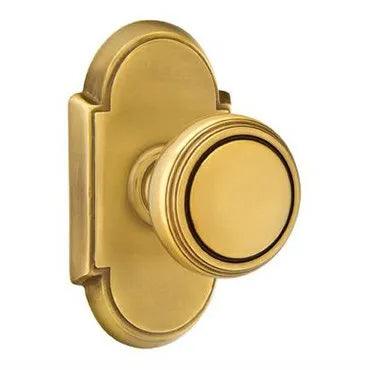 Emtek Norwich Knob With #8 Rosette in French Antique finish