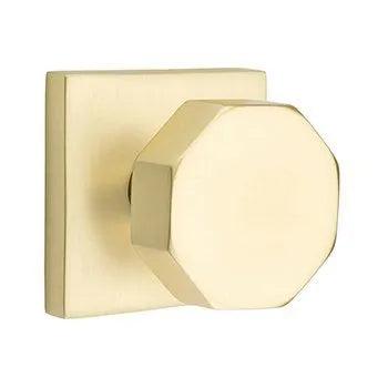EmtekEmtek Octagon Knob with Square Rosette in 