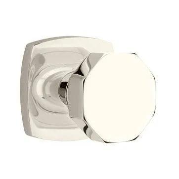 EmtekEmtek Octagon Knob with Urban Modern Rosette in 
