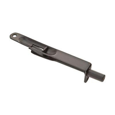 The Emtek 6" Flush Bolt with 5/8" Radius Corners in Oil Rubbed Bronze finish