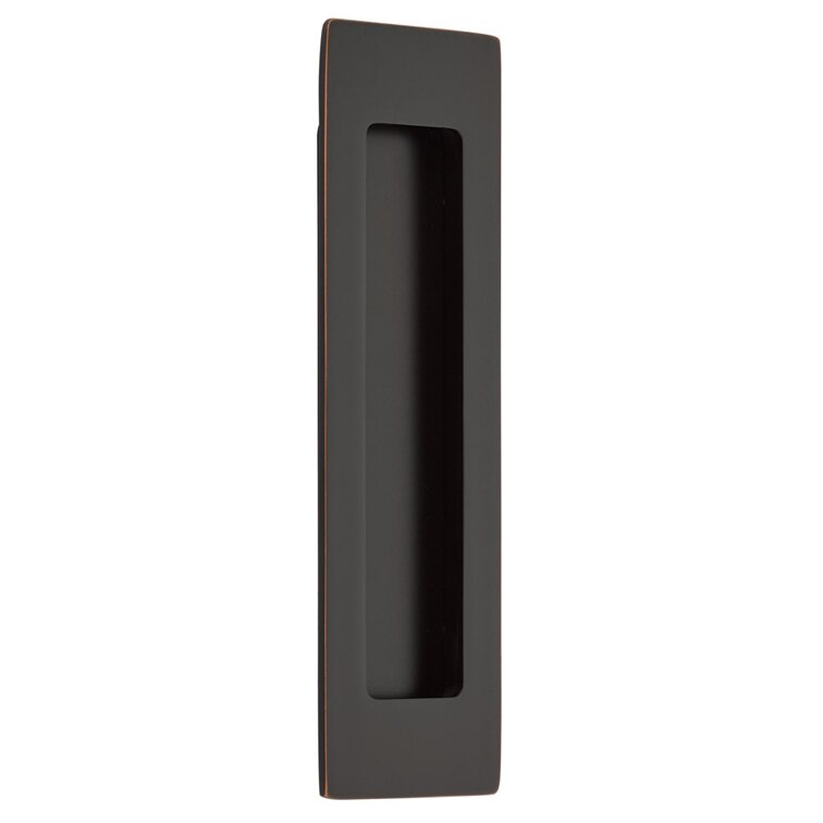 Emtek 7" Modern Rectangular Flush Pull in Oil Rubbed Bronze finish