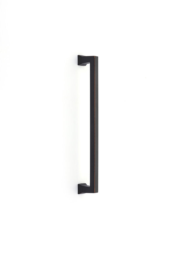 The Emtek Alexander Appliance Pull, 12" Center to Center in Oil Rubbed Bronze finish