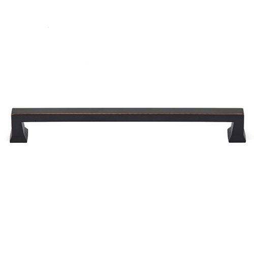 The Emtek Alexander Cabinet Pull, 12" Center to Center in Oil Rubbed Bronze finish