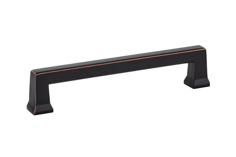 The Emtek Alexander Cabinet Pull, 5" Center to Center in Oil Rubbed Bronze finish