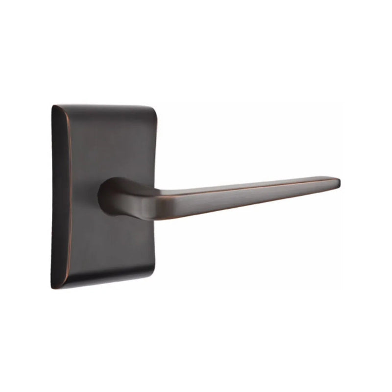 Emtek Athena Lever With Neos Rosette in Oil Rubbed Bronze finish